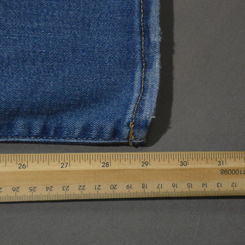 Arizona Jean Co Womens Size 7 Mid Rise Skinny Distressed Ripped Denim Jeans - Picture 10 of 12